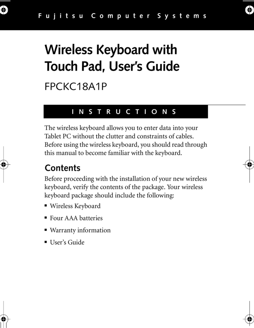 Fujitsu FPCKC18A1P user guide