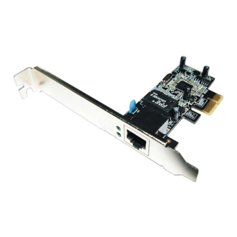Digitus Gigabit Ethernet PCI Express Card User manual