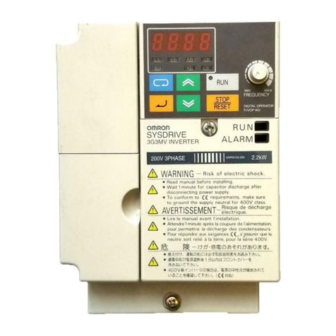 Omron SYSDRIVE 3G3MV SERIES User manual