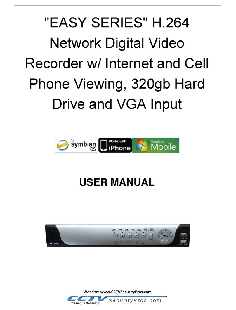 CCTV EASY SERIES H.264 User manual