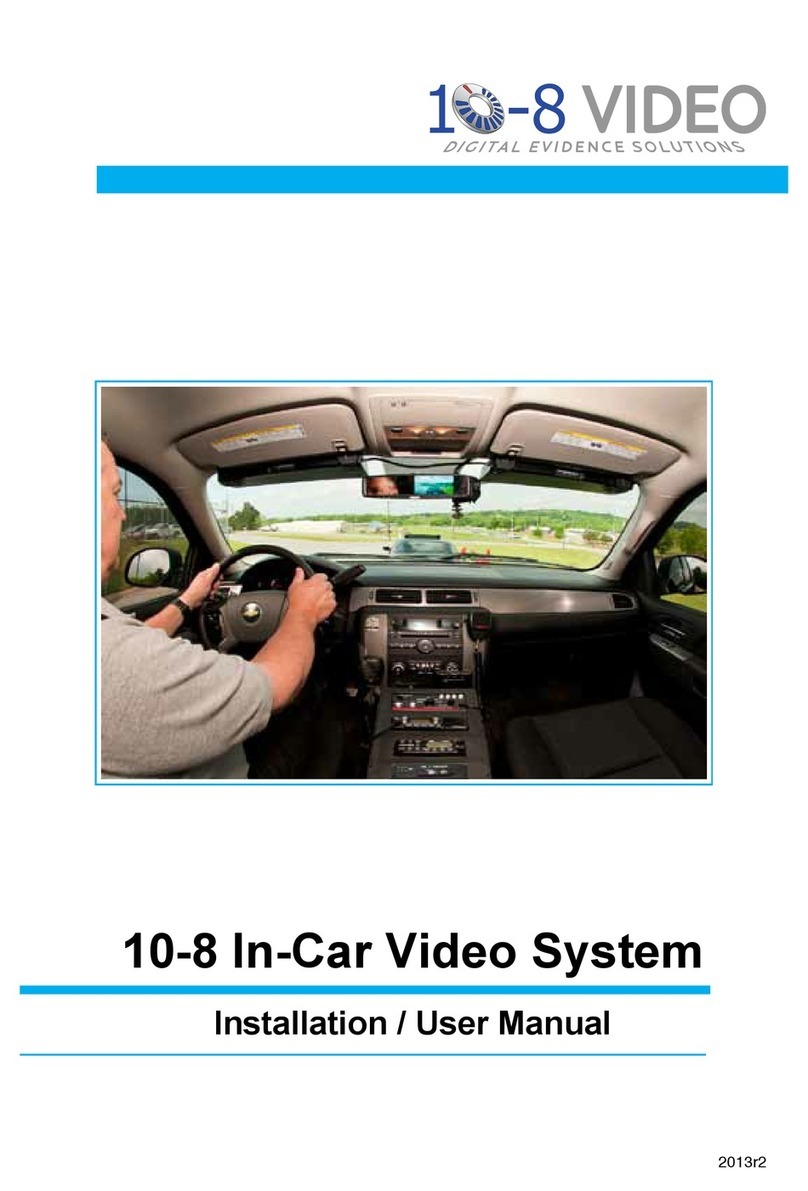 10-8 Video Digital Evidence Solutions In-Car Video System Installation & user manual