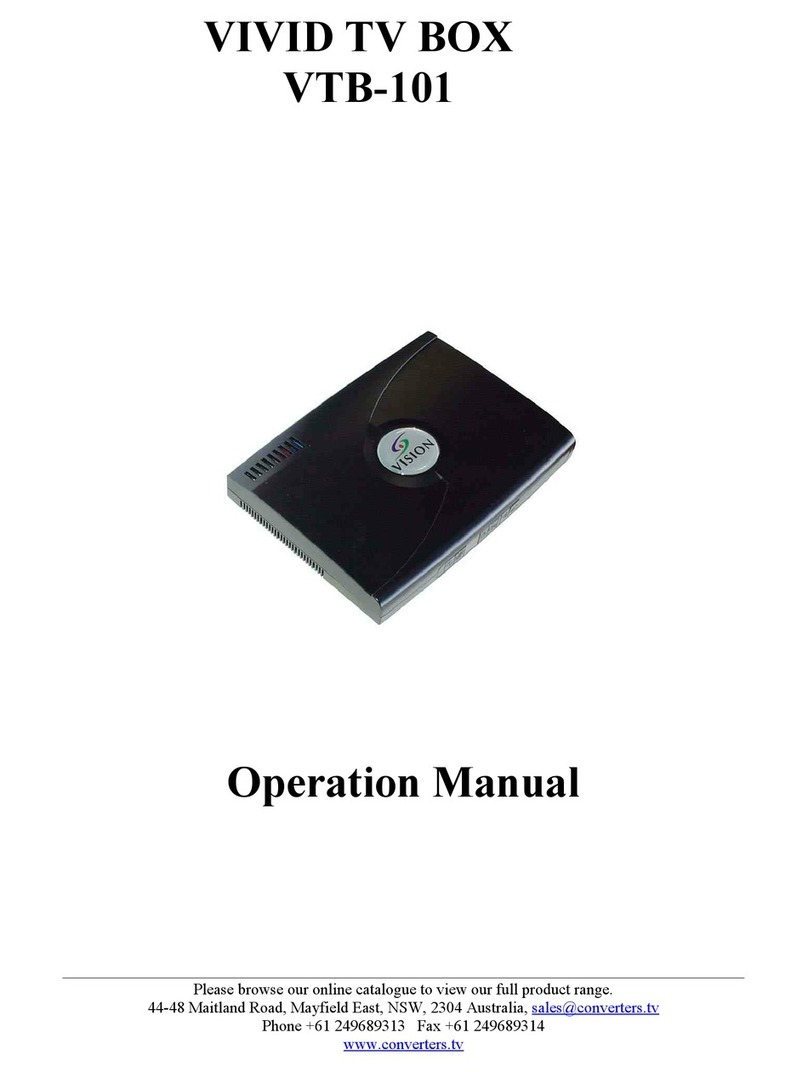 Vivid VTB-101 Operation manual