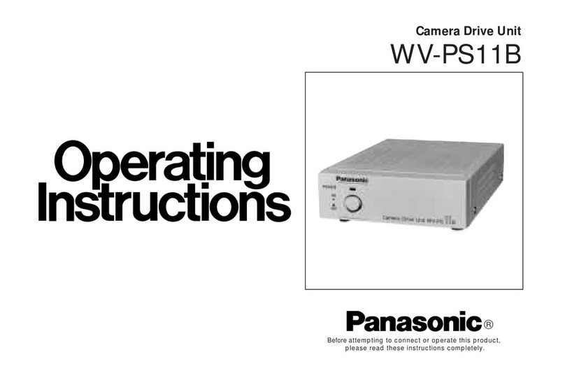 Panasonic WVPS11B - CAMERA DRIVE UNIT User manual
