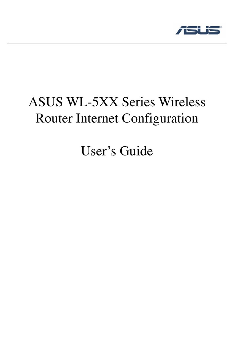 Asus WL-5XX Series user guide
