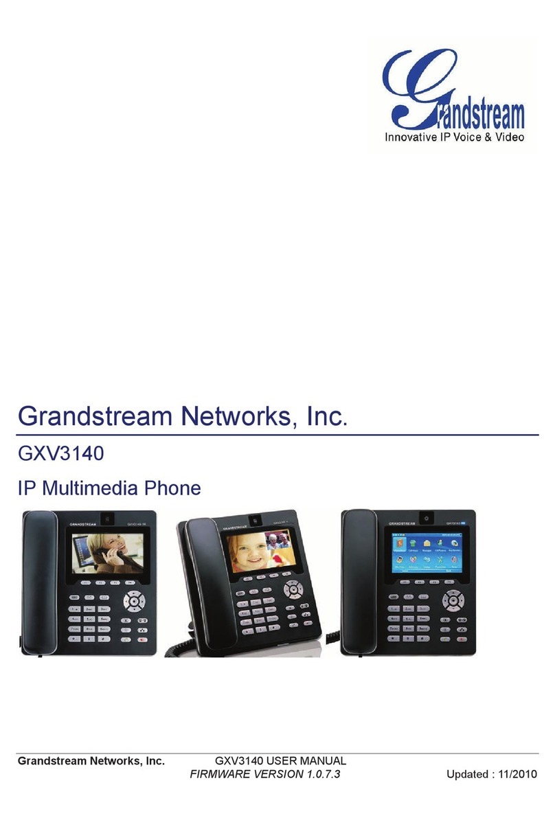 Grandstream Networks GXV-3140 user manual