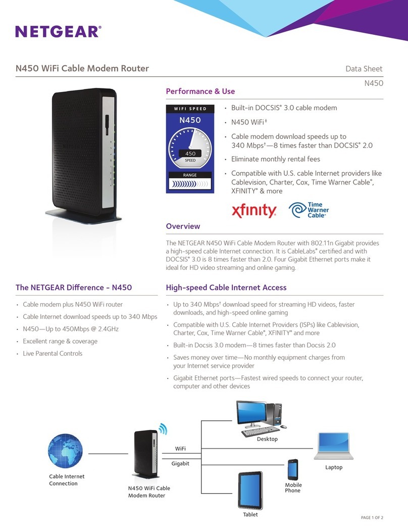 NETGEAR N450 datasheet NETGEAR N450 datasheet