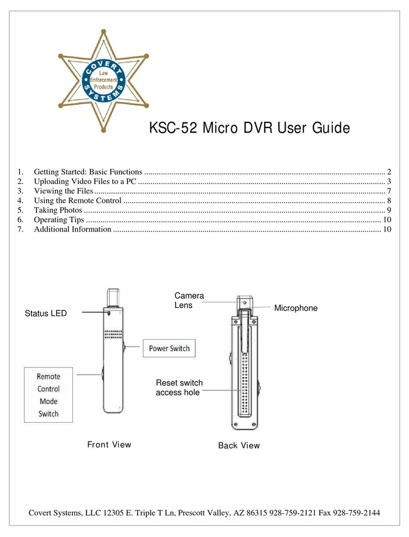 Covert Systems KSC-52 user guide