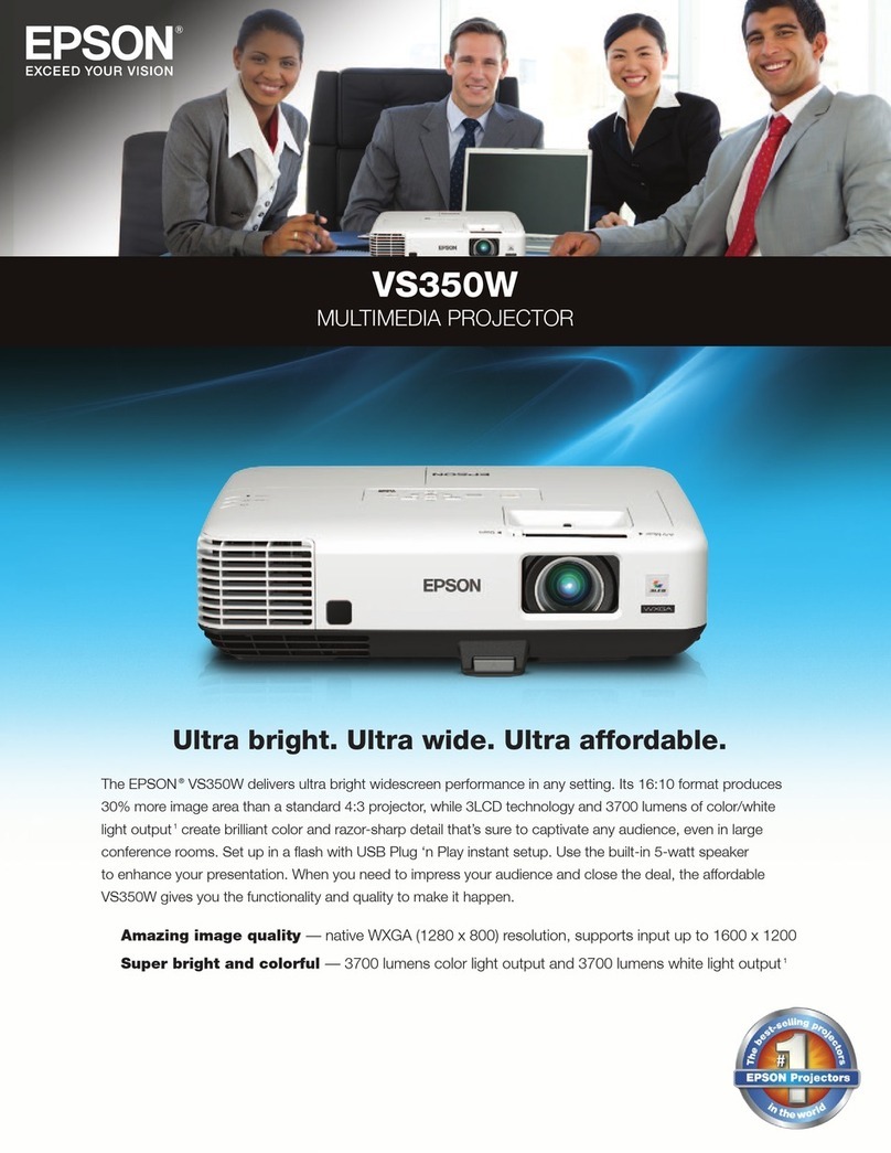 Epson VS350W User manual