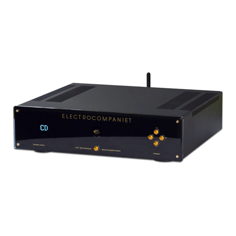 ELECTROCOMPANIET ECI 6DS owner's manual
