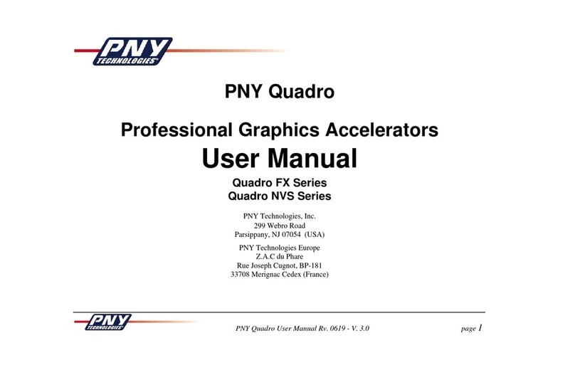 PNY Quadro FX Series user manual
