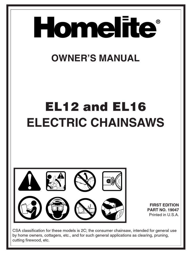 Homelite EL12 User manual