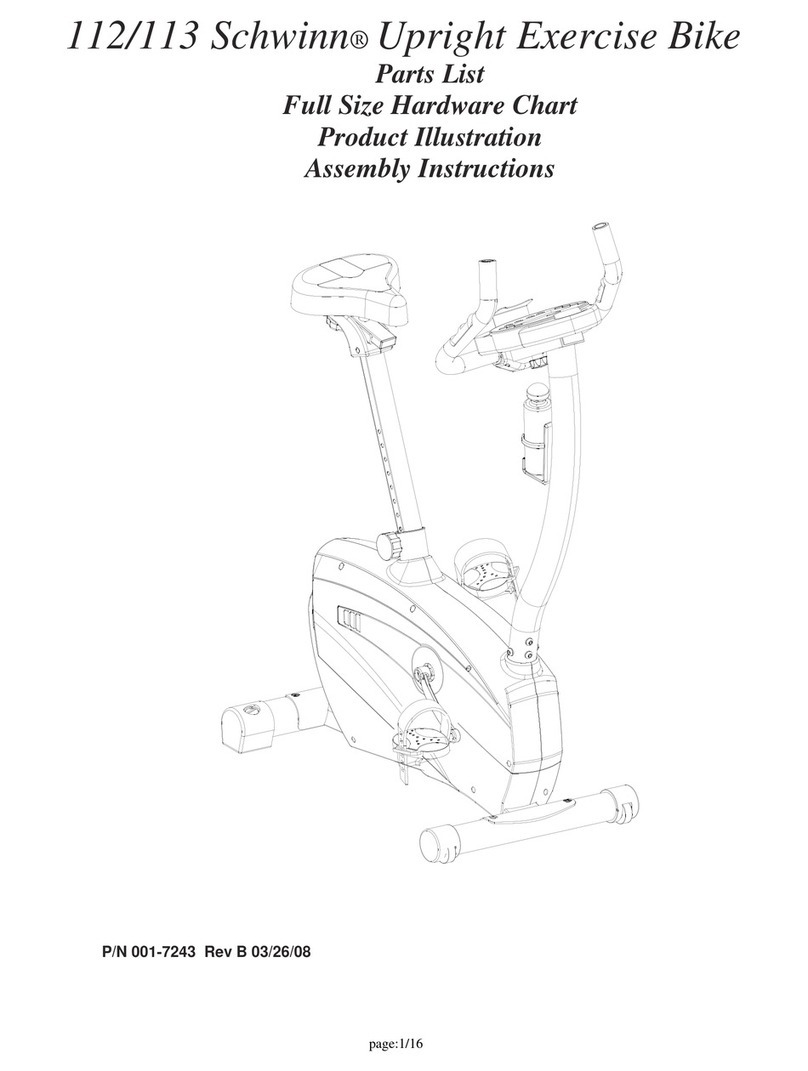 Schwinn Fitness 112 User manual