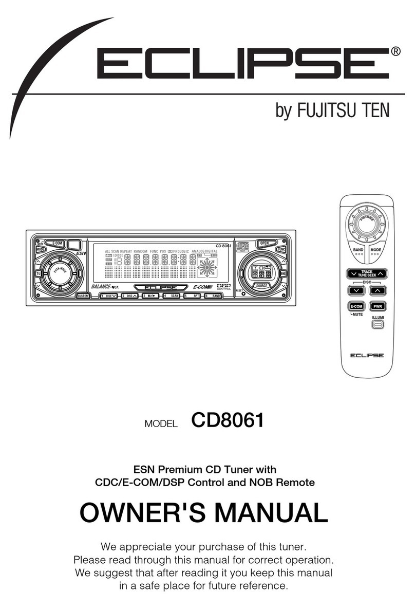 Eclipse CD8061 User manual