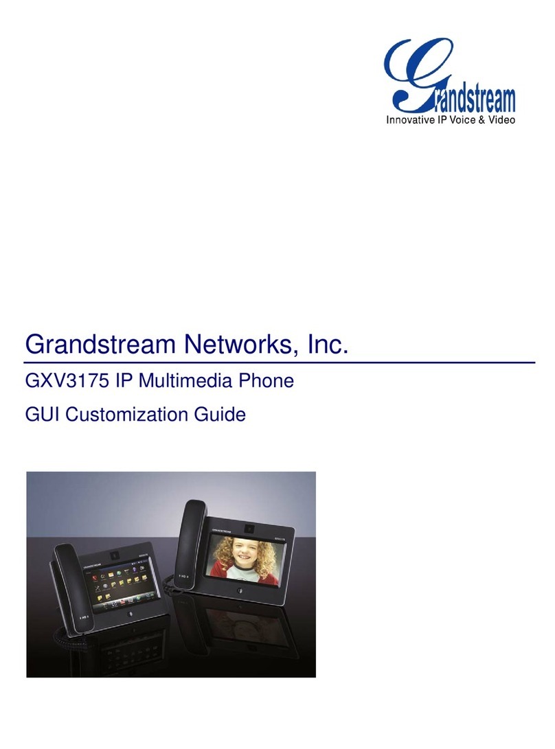Grandstream Networks GXV3175 User manual Grandstream Networks GXV3175 User manual