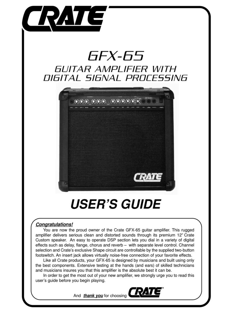 Crate GFX-65 User manual