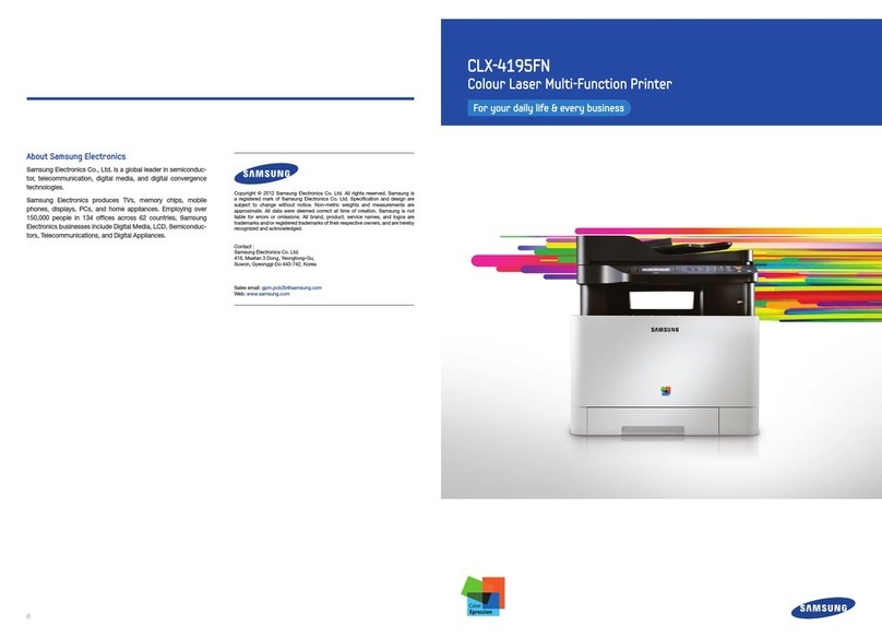 Samsung CLX-4195FN User manual