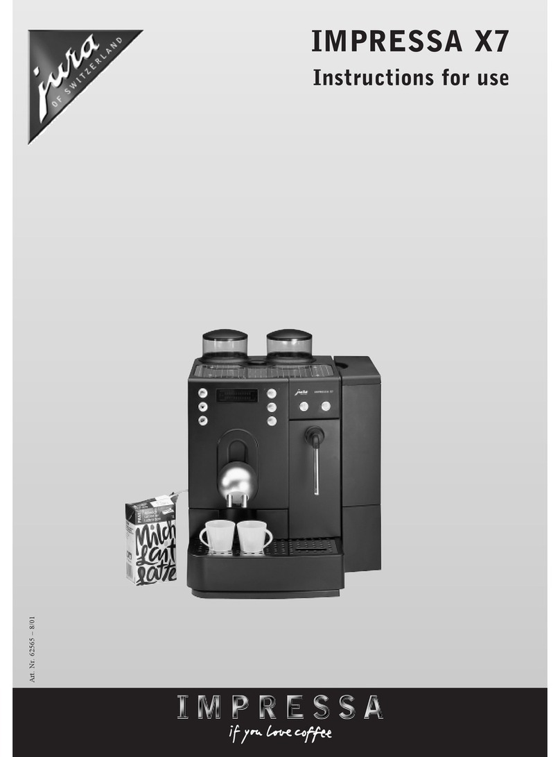 Jura Capresso IMPRESSA X7 Instructions for use