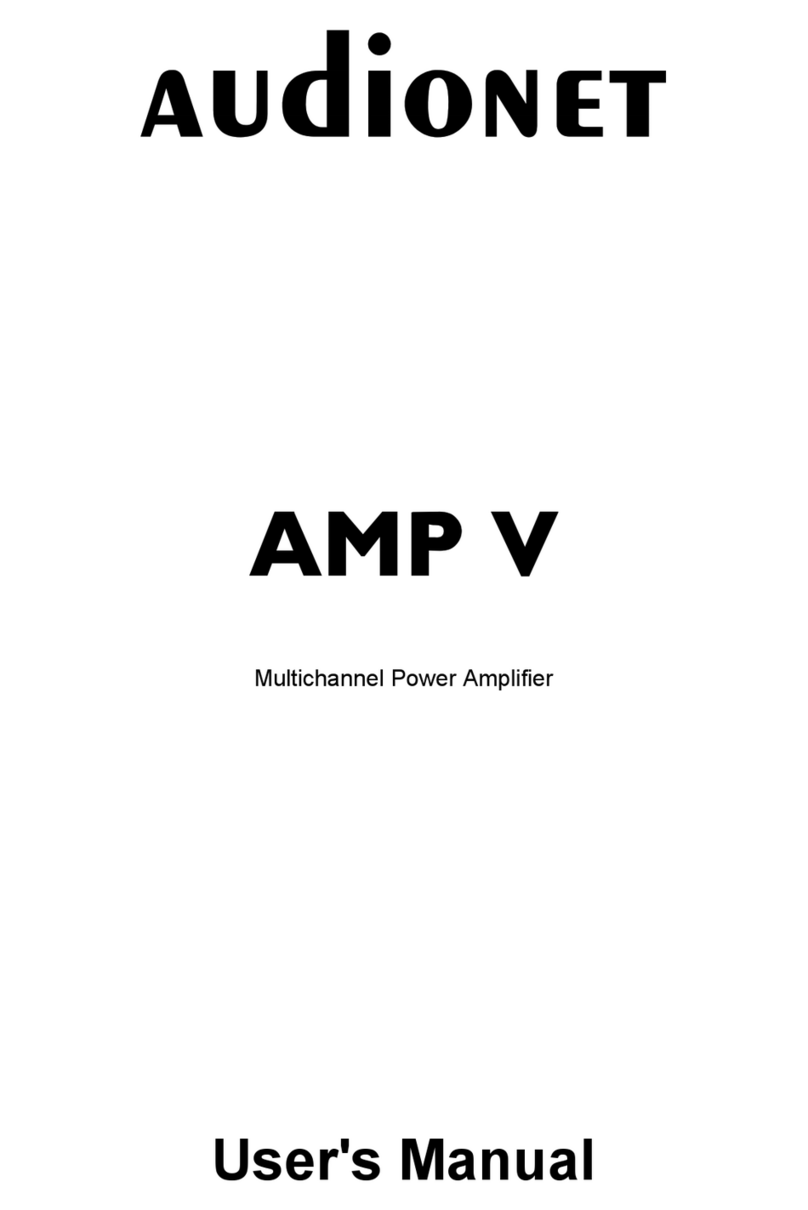 Audionet AMP V User manual