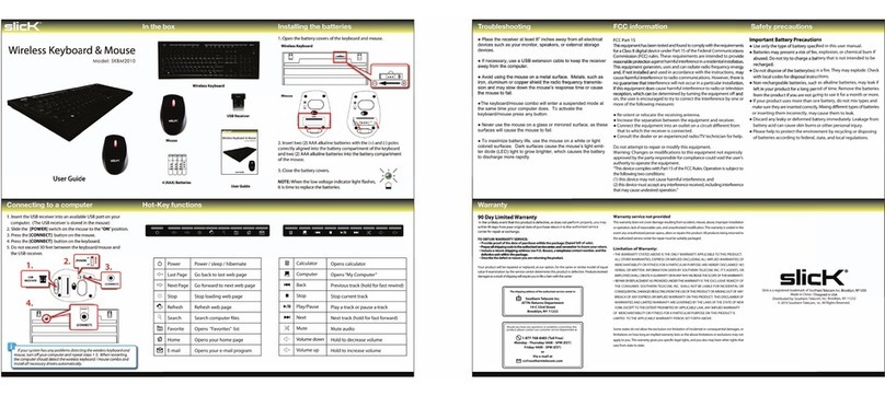 Slick SKBM2010 user guide