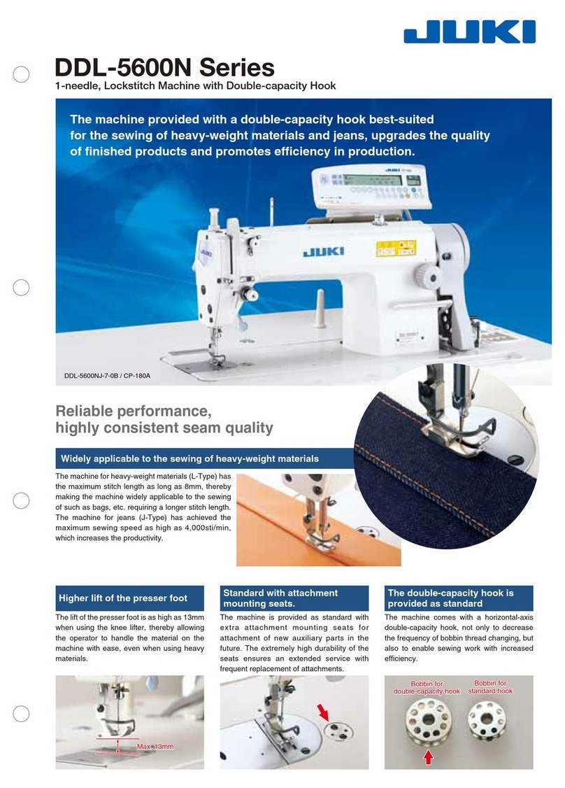 JUKI DDL-5600N Series User manual JUKI DDL-5600N Series User manual