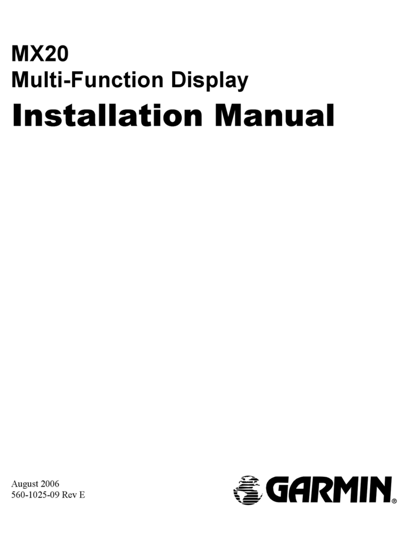 Garmin MX20 installation manual