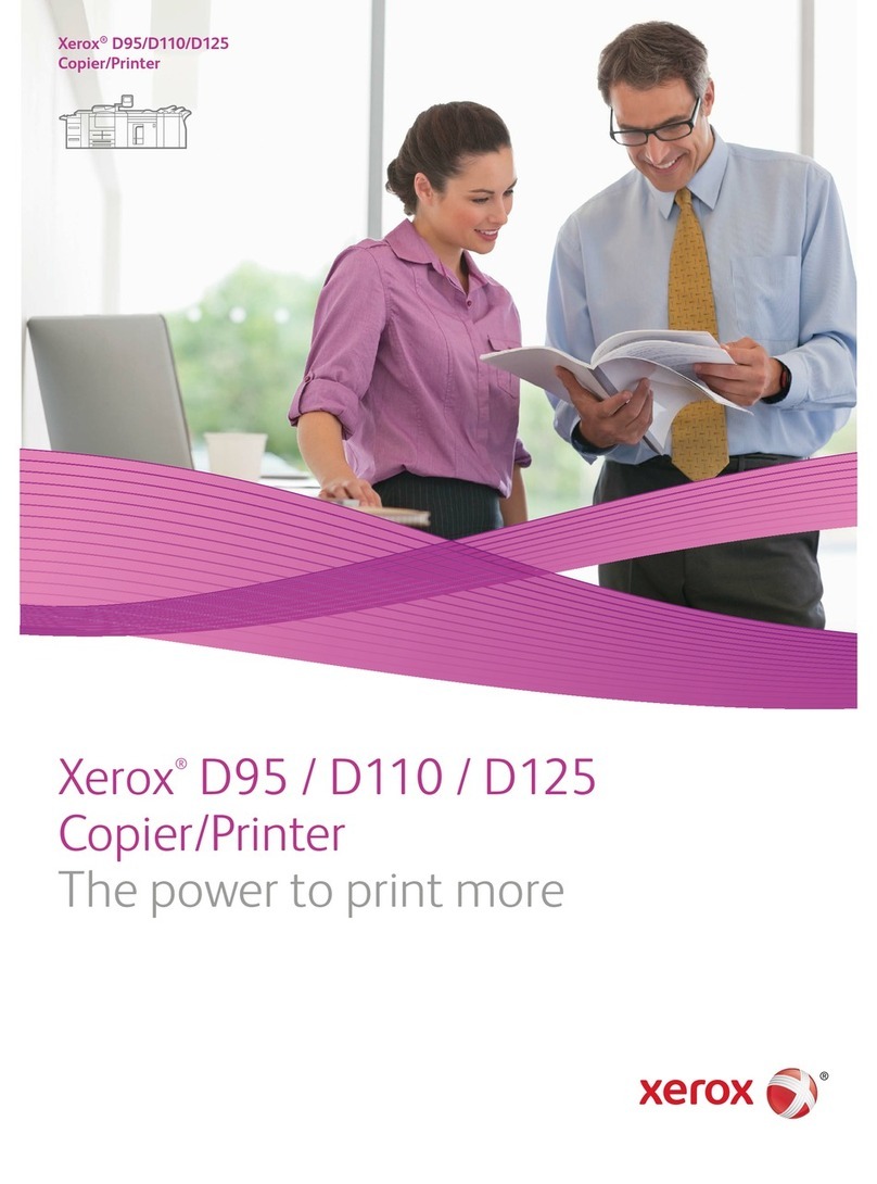 Xerox D95 User manual Xerox D95 User manual