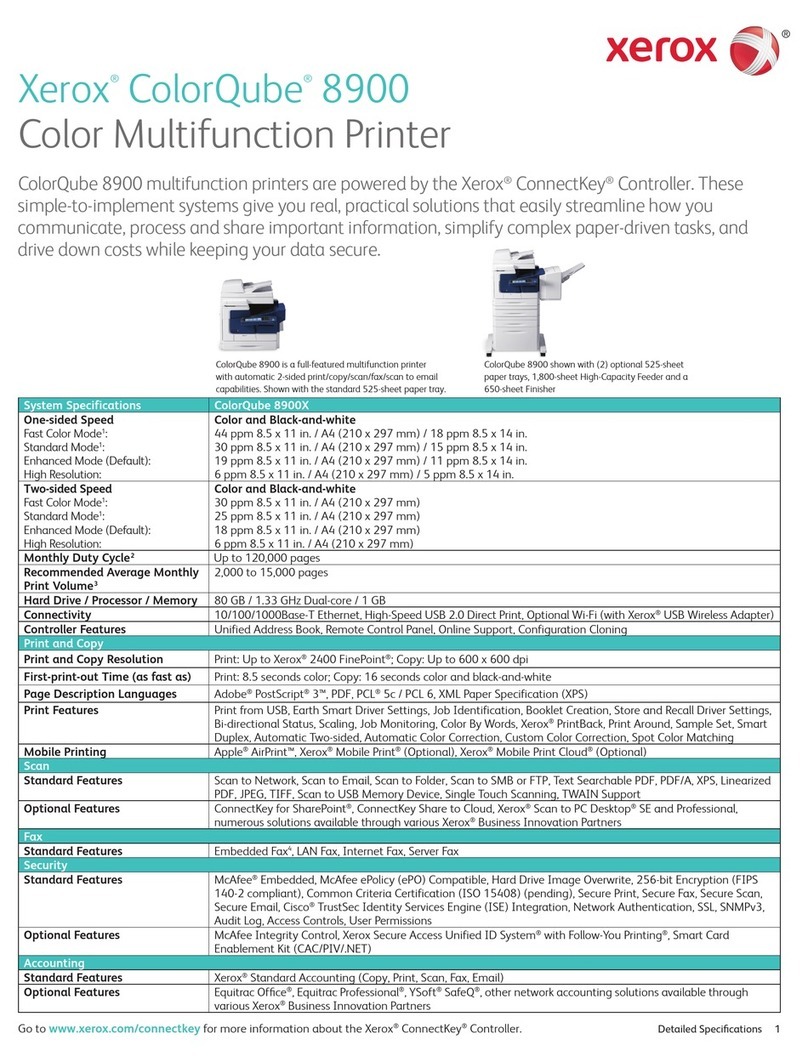 Xerox ColorQube 8900 series User manual