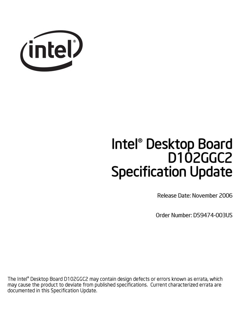 Intel D102GGC2 Specification update
