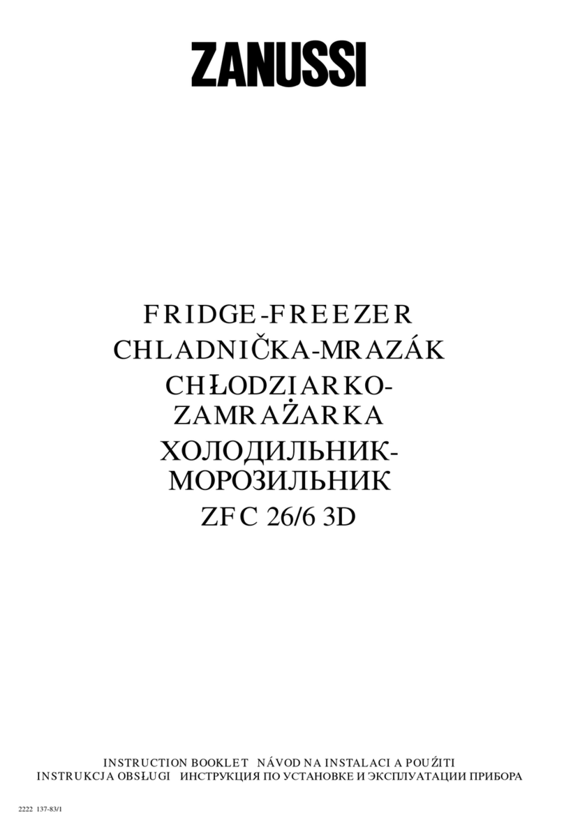Zanussi ZFC 26/6 3D User manual