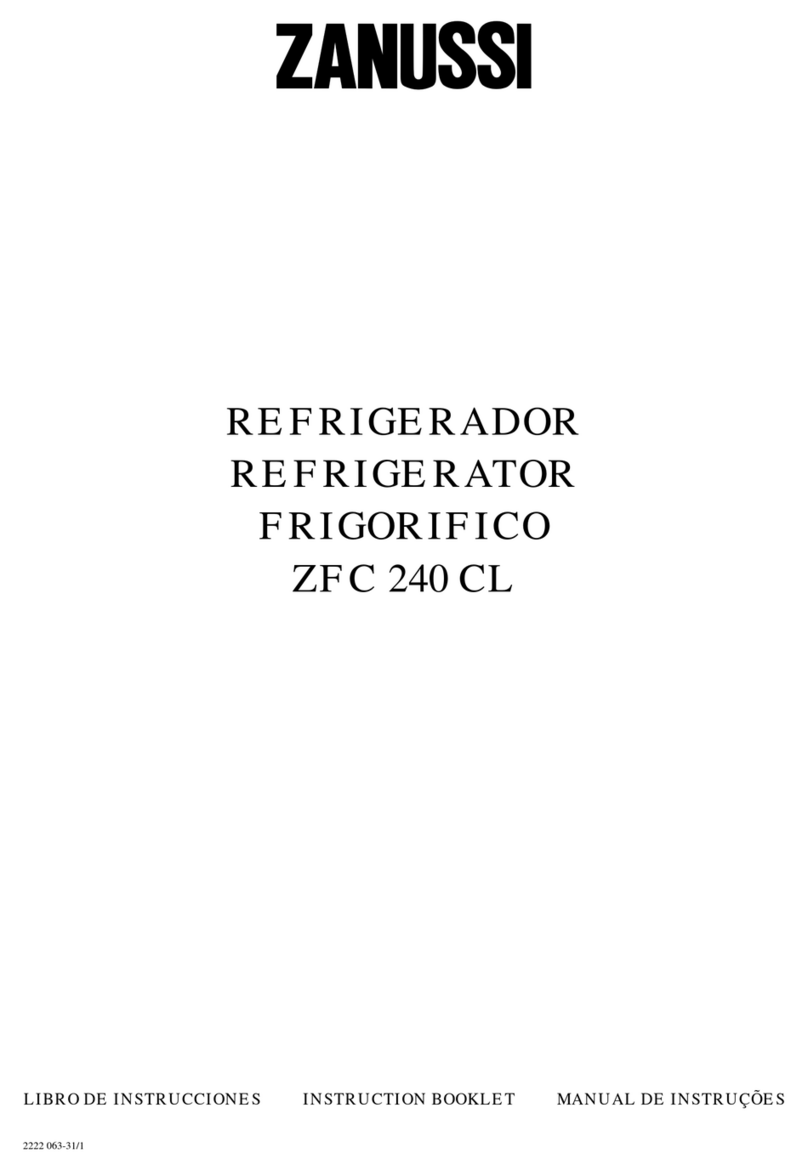 Zanussi ZFC240CL Instruction booklet