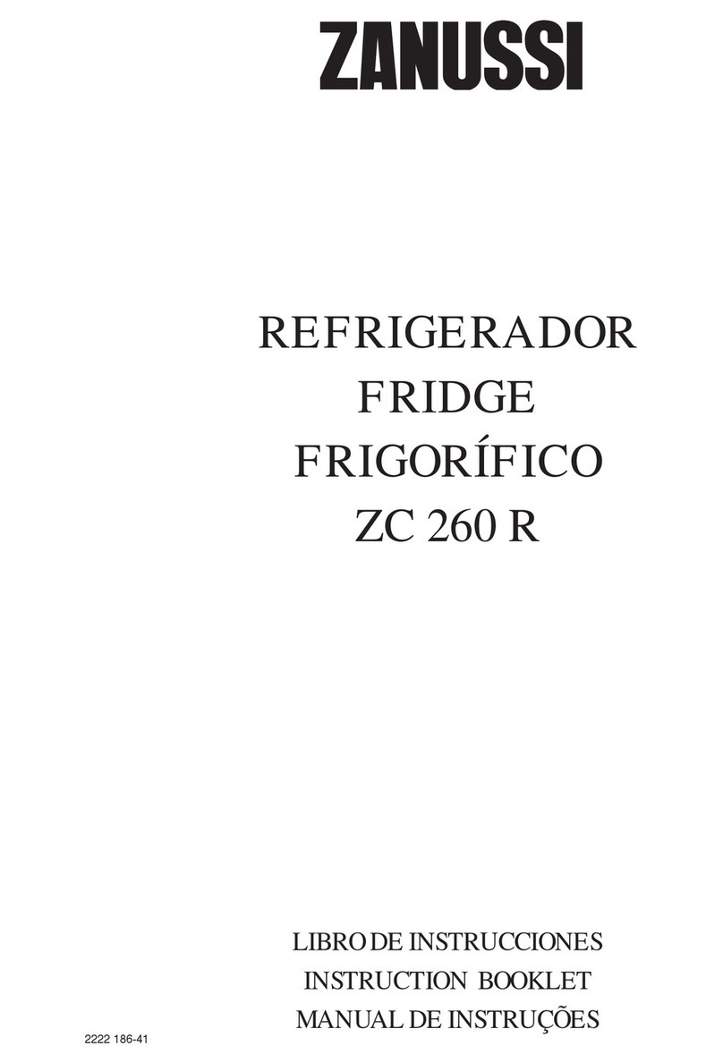 Zanussi ZC260R User manual