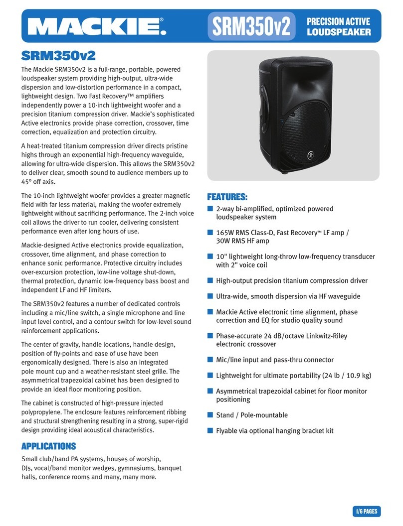Mackie SRM350 V2 Product overview