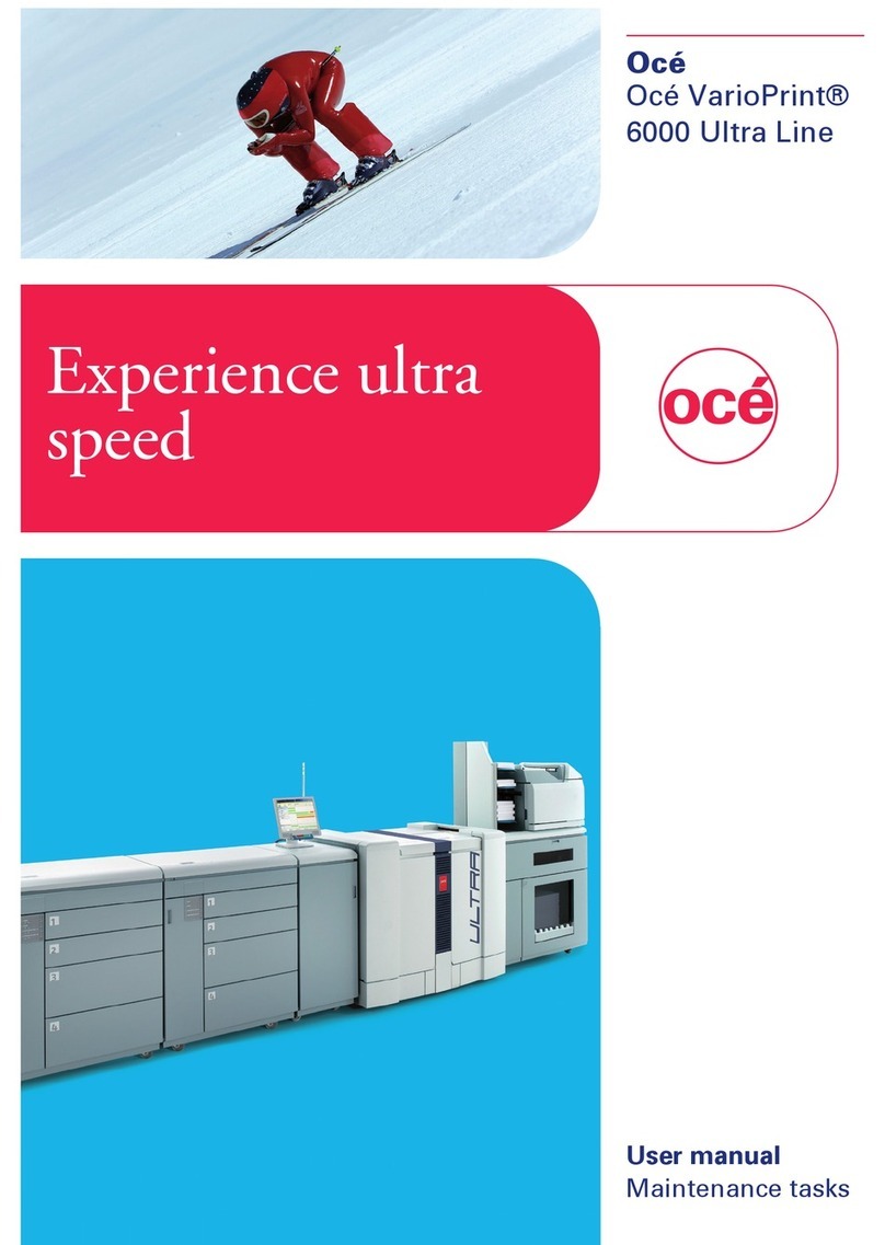 Oce VarioPrint 6000 Ultra Line User manual