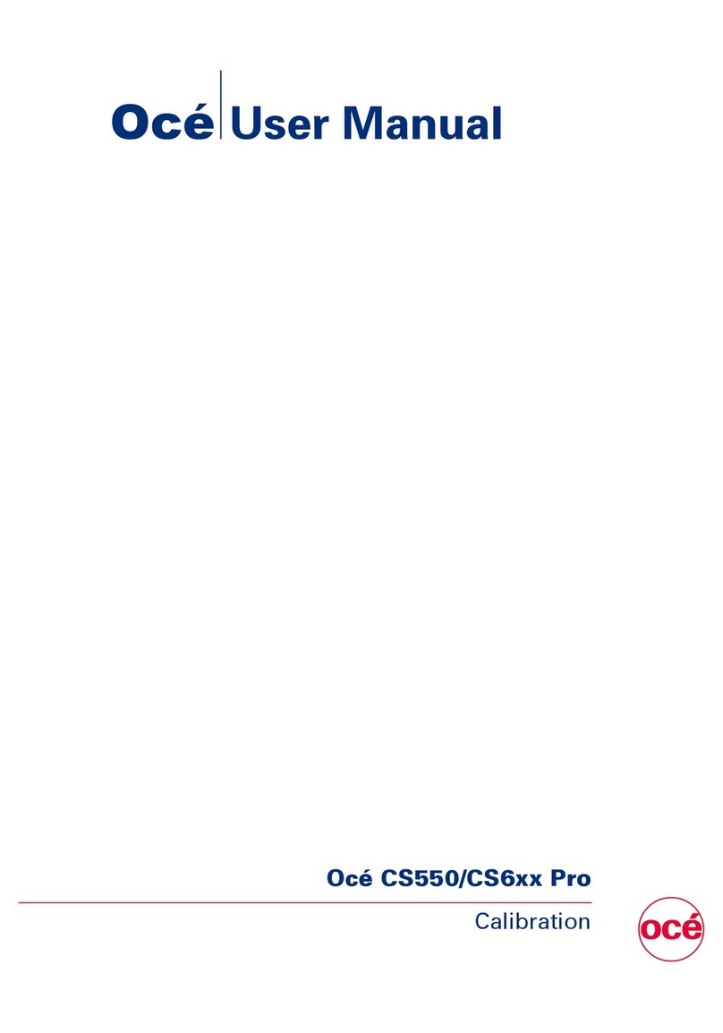 Oce CS550 Pro user manual