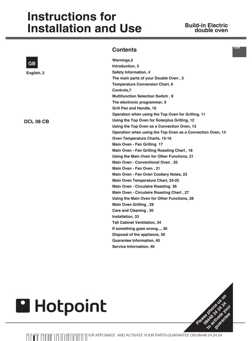 Hotpoint DCL 08 CB User manual
