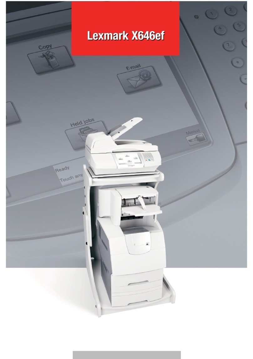 Lexmark X646ef User manual