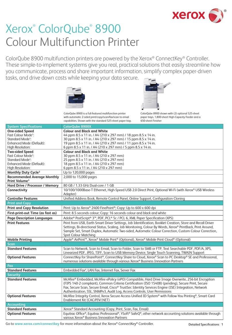 Xerox ColorQube 8900 series User manual