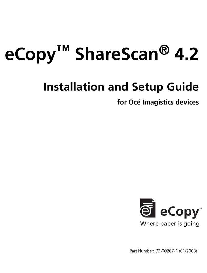 eCopy ShareScan 4.2 Installation and setup guide