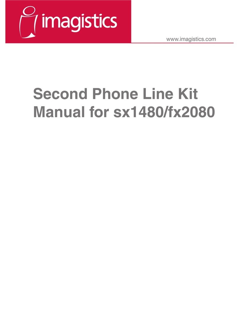 imagistics sx1480 User manual