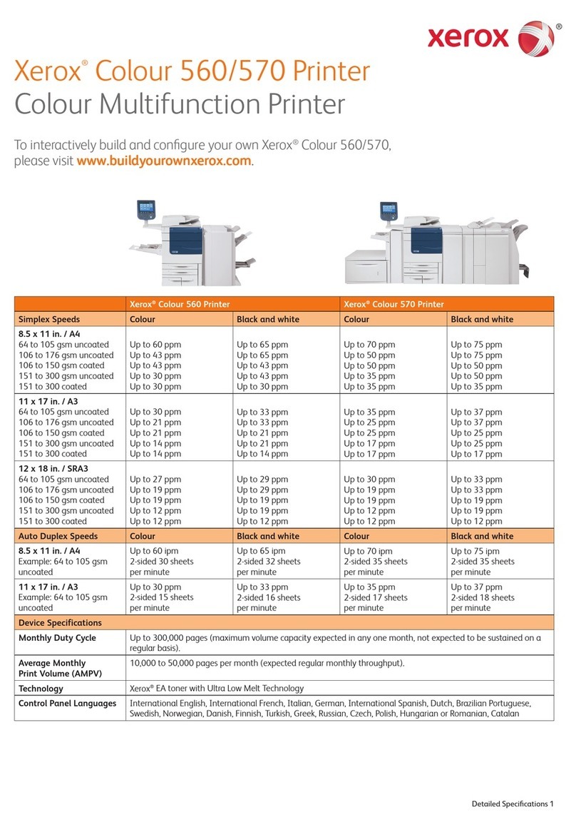 Xerox Colour 560 Printer User manual