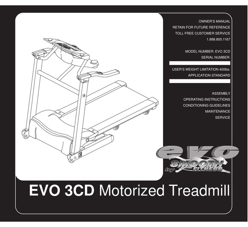 Smooth Fitness EVO 3CD owner's manual