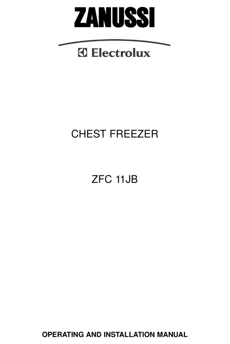 Zanussi Electrolux ZFC11JB OPERATING AND INSTALLATION Manual Zanussi Electrolux ZFC11JB OPERATING AND INSTALLATION Manual