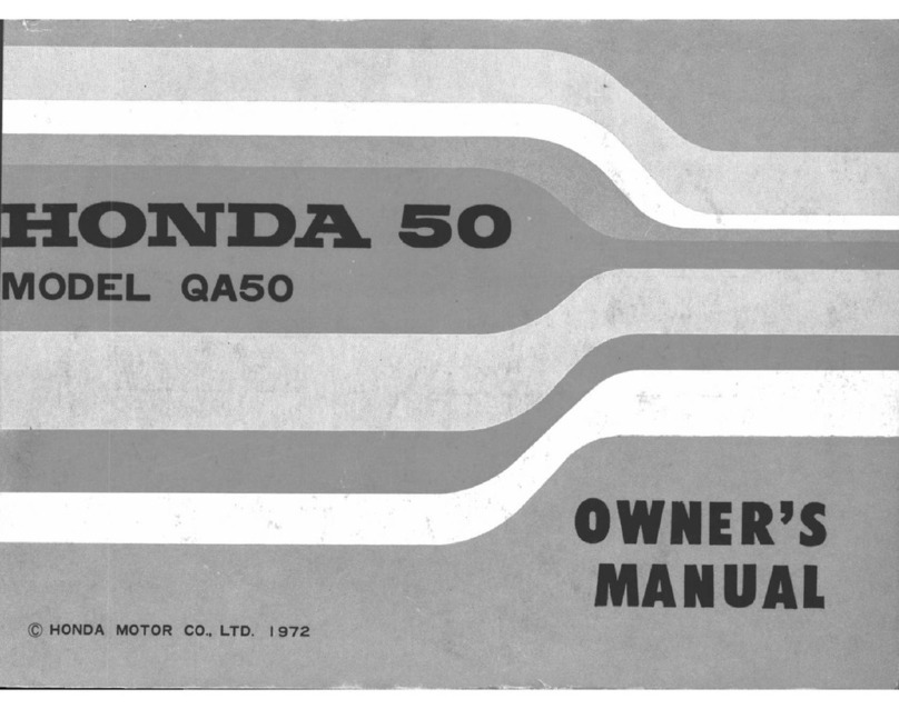 Honda QA50 owner's manual