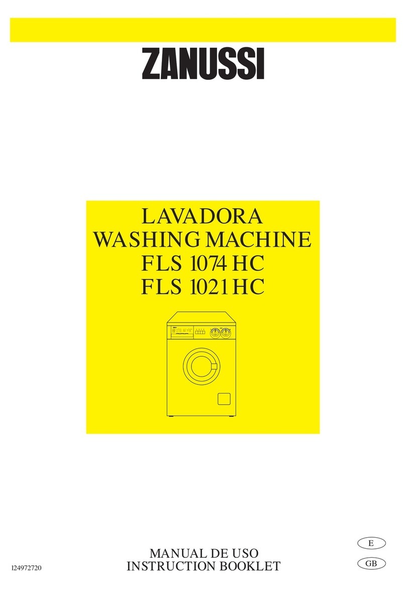 Zanussi FLS 1021 HC Instruction booklet
