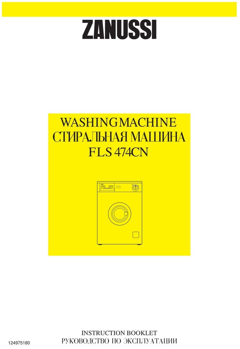 Zanussi FLS474CN Instruction booklet