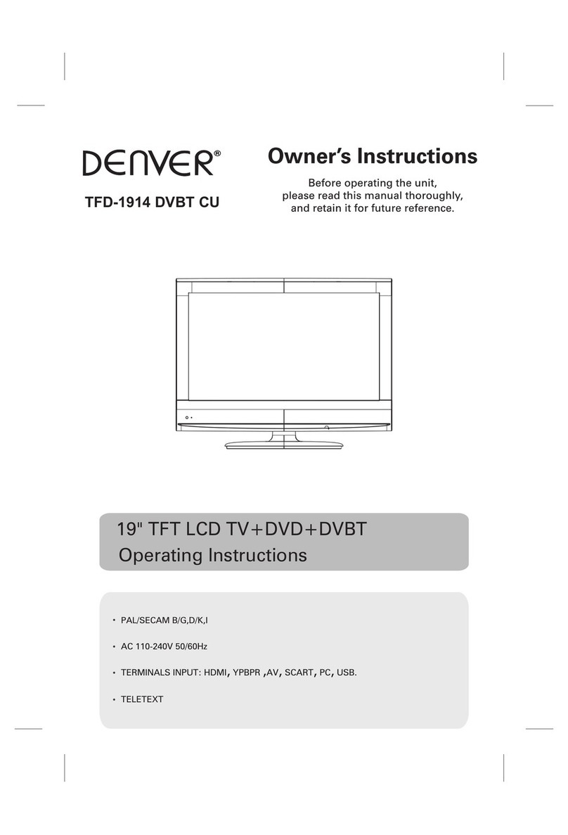 Denver TFD-1914DVBT CU Owner's instruction
