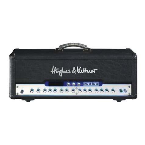 Hughes & Kettner zenTera DSM-modeling Guitar Amp User manual Hughes & Kettner zenTera DSM-modeling Guitar Amp User manual