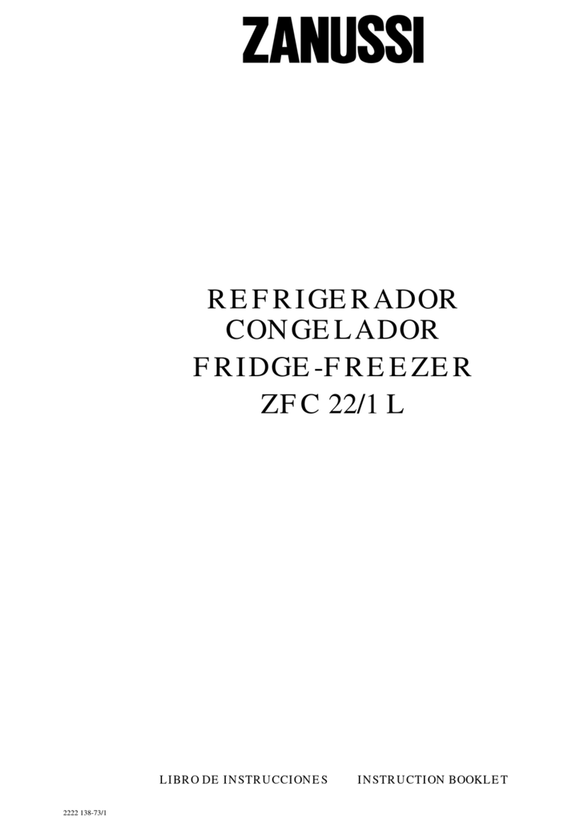 Zanussi ZFC 22/1 L Instruction booklet
