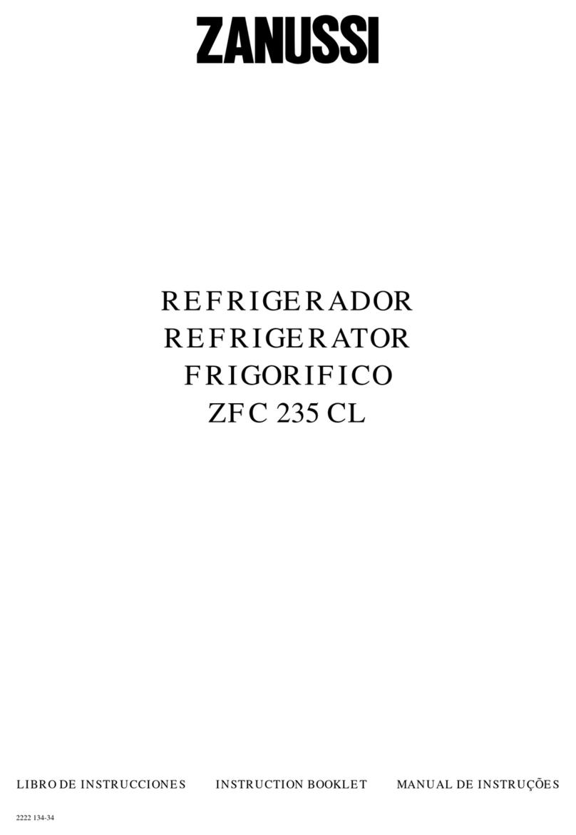 Zanussi ZFC235CL Instruction booklet