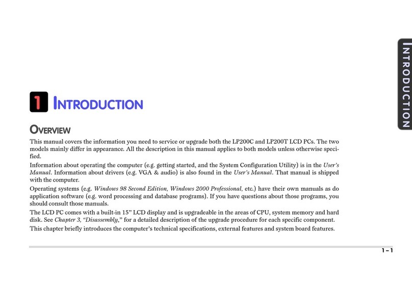 Clevo LP200C User manual